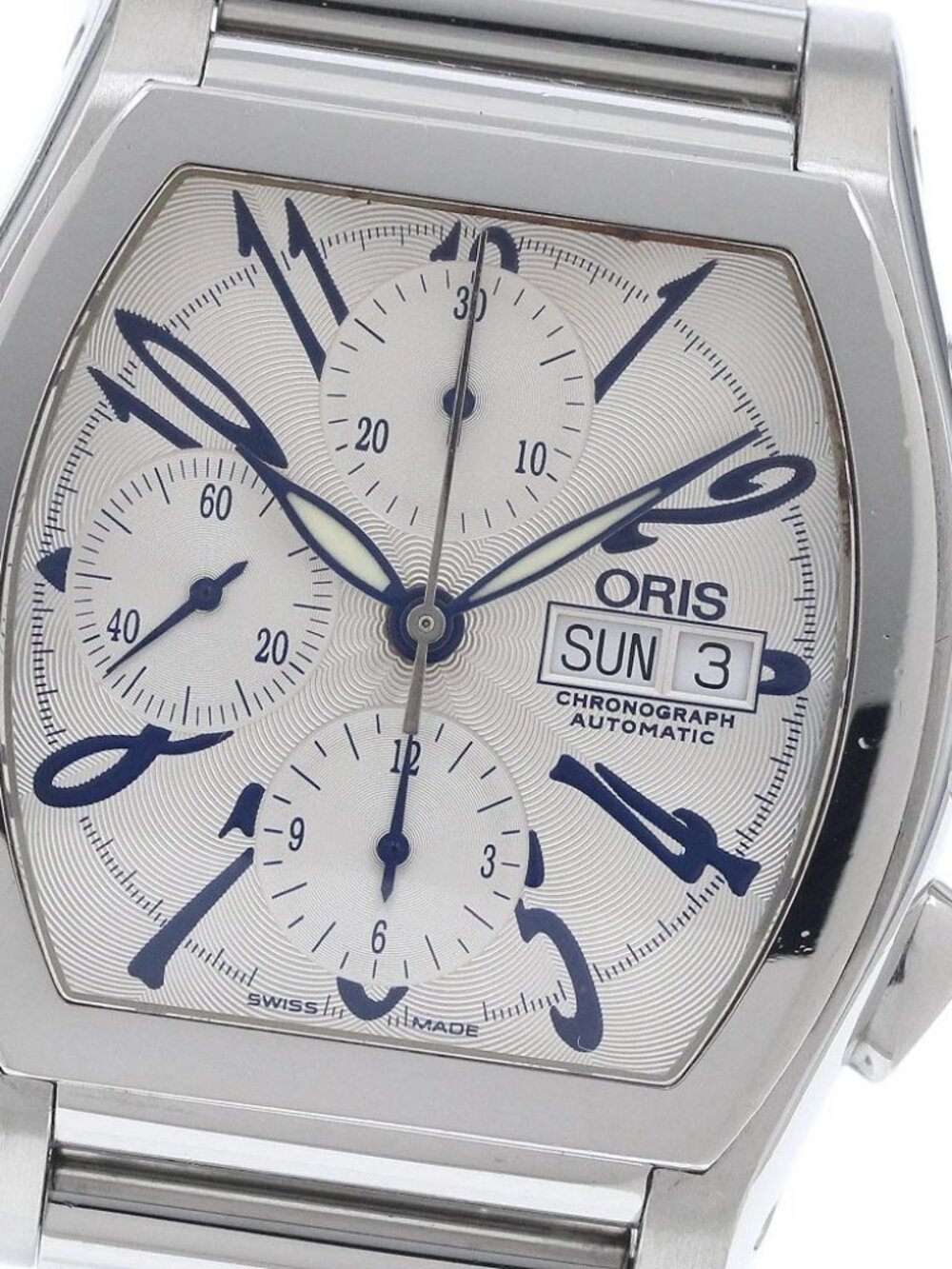 ORIS Myris 7532 Chronograph day date Silver Dial Automatic Men's Watch_948551